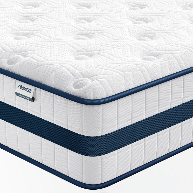 Queen Size Mattress, 12 Inch Queen Hybrid Mattresses In A Box Pressure Relief & Supportive, Cooling Memory Foam & Individually Pocket Coils For Motion Isolation, Luxury Mattress