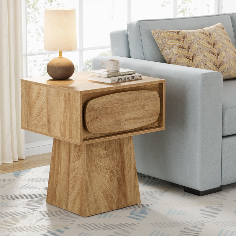 End Table For Living Room, 1, Brown