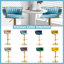 Tabouret de bar pivotant avec dossier Ginko-879315310-882844525