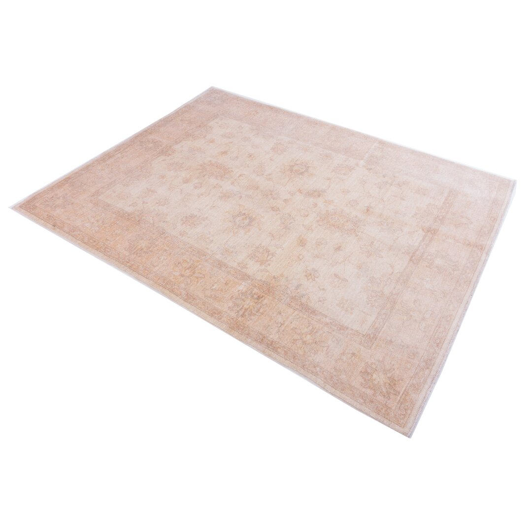 Handgefertigter Kelim-Teppich Gilberts in Beige