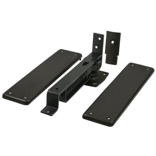 3.7" H x 9.7" W Spring Pair of Door Hinges Deltana 