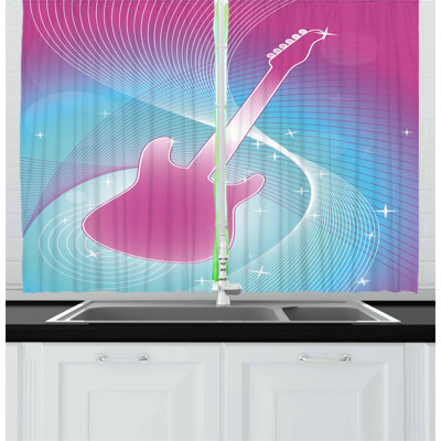 Pointed Kitchen Curtain