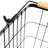 2-Tier Laundry Basket Metal Laundry Hamper With Wheels-1141647315