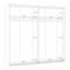 2 Door Manufactured Wood Wardrobe