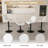 Swivel Bar Stools With Adjustable Height (35.03-43.7 Inches), Backrest, And Soft Knit Fabric - Ideal For Kitchen Island, Bar Counter, Dining Room(Set Of 2)-1879979474