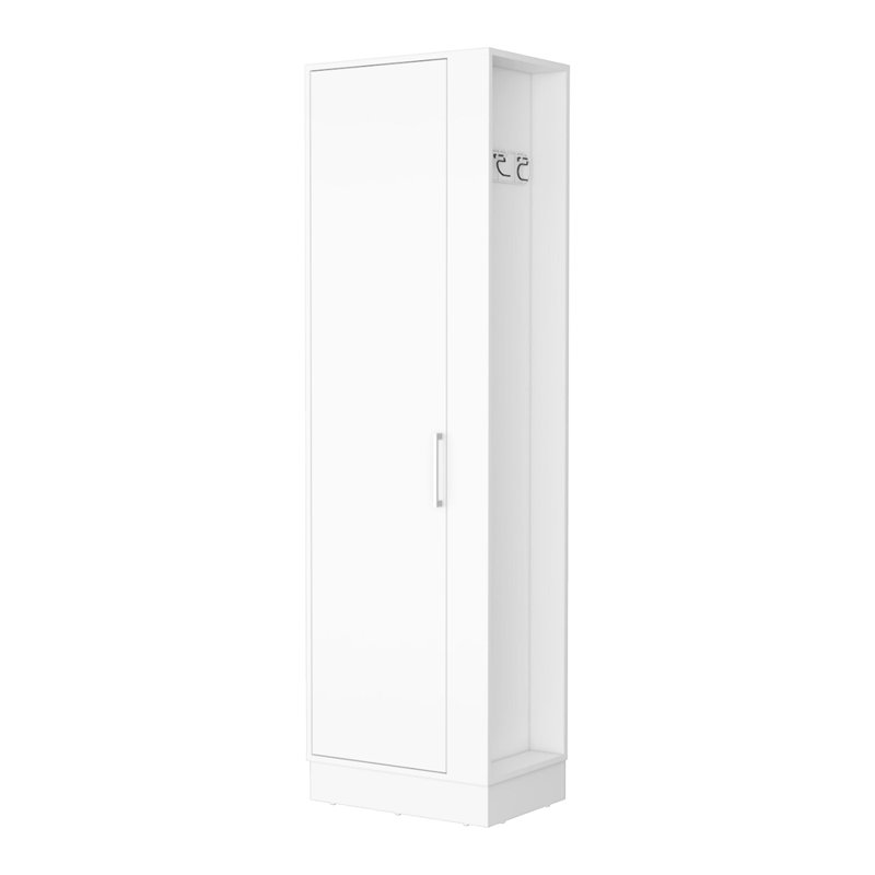 Grande armoire de rangement à 2 portes et 6 tablettes