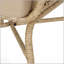 Fauteuil club d'extérieur en rotin tissé BRUCE BOHO-INSPIRED avec coussins résistants à l'eau et rotin en polyéthylène durable