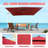 Khamara 137.80 '' x 101.18 '' Rectangular Cantilever Umbrella-1440973979