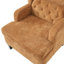 Chaise d'appoint rembourrée et rembourrée-134287888
