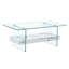 Table basse robuste à double couche-586258812
