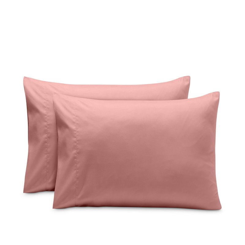 Microfiber Pillowcase - Set of 2, Sandwash Dusty Rose