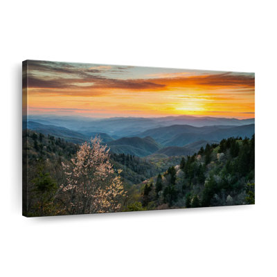 Great Smoky Mountains Sunrise Canvas Print