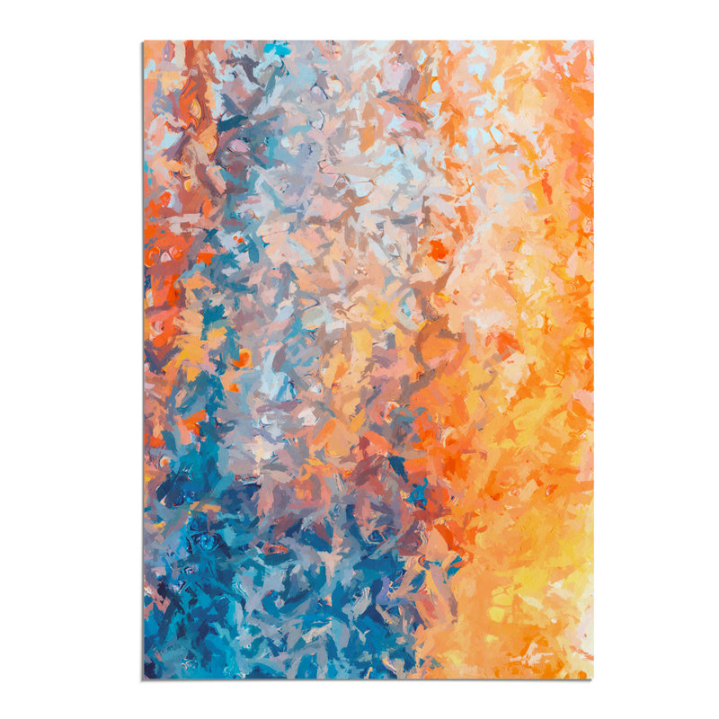 Broken Through Abstract - Wall Art, Paper, 29.7cm H x 21cm W, No Matte