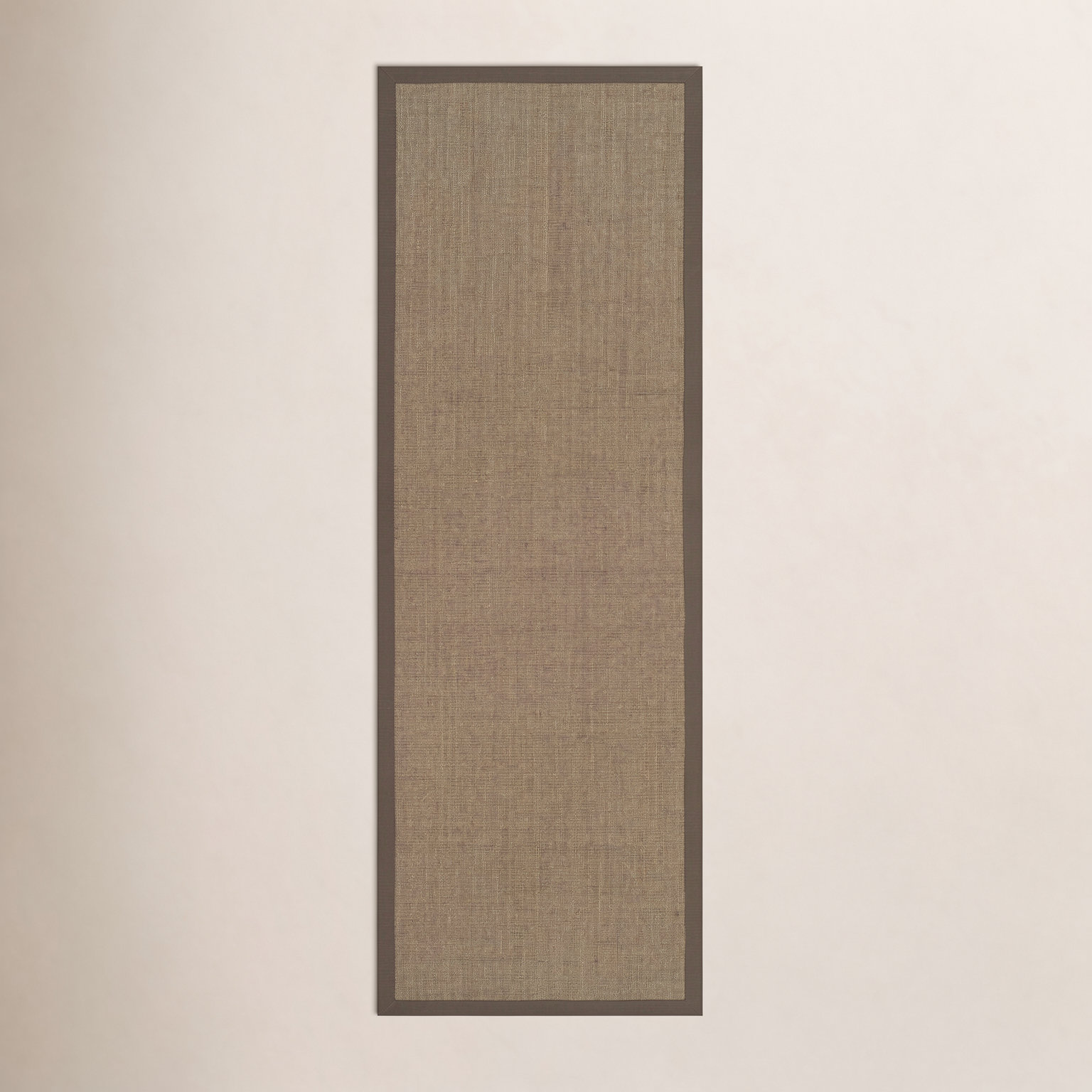 Auckland Jute Brown Area Rug, Runner 2'6" x 6'