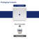 DeerValley 35" L x 35" W Square Shower Base Pan Single Threshold White Acrylic Center Drain, Non-slip Design