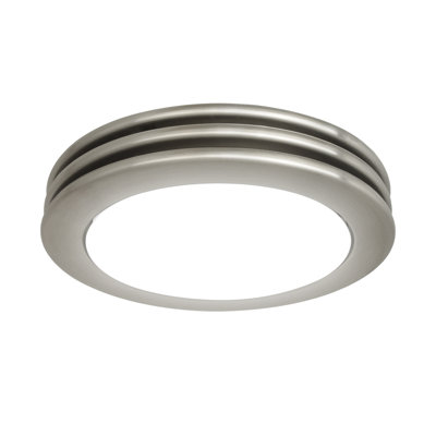 80 CFM Bathroom Fan with LED Light Round Ceiling Exhaust Ventilation Fan