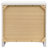 Dulcey White High Gloss 2-Drawer Nightstand
