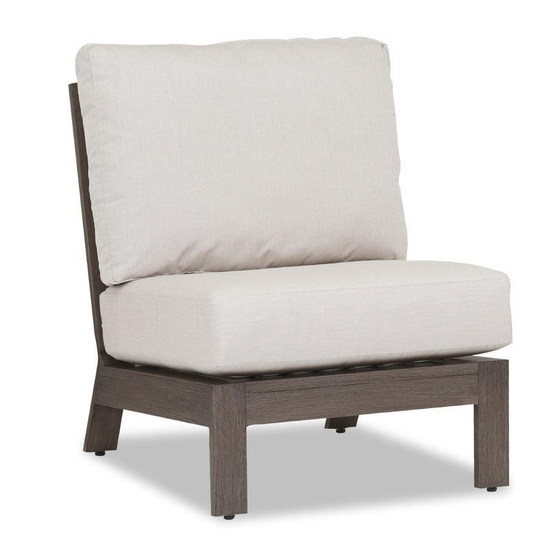 Chaise sans accoudoirs avec coussin Laguna, Toile horizon Sunbrella®