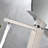 Single Handle Stainless Steel Bathroom Sink Faucet-115744956