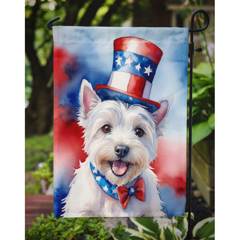 Drapeau patriotique du jardin américain, Westie