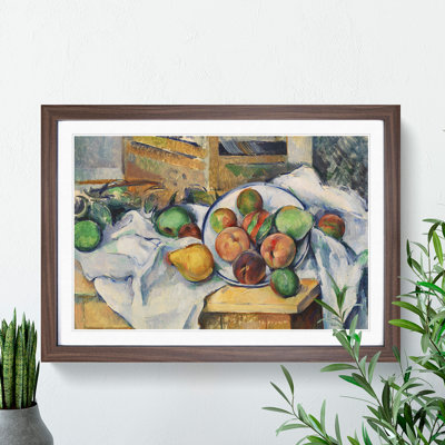 Still Life with Fruit Vol.1 by Paul Cezanne - Picture Frame Painting