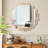 " wood wavy vanity mirror | modern wall decor for bathroom, bedroom, living room, dining room, cloakroom & entryway-177248888-177248891-177511498