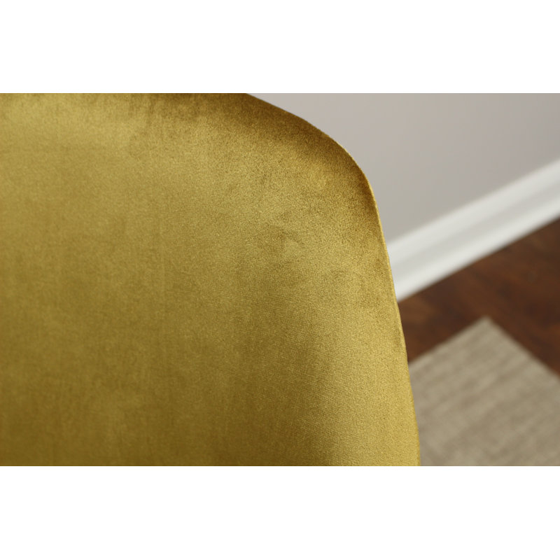 Kaif 21'' H Upholstered Armchair, Gold, Gold