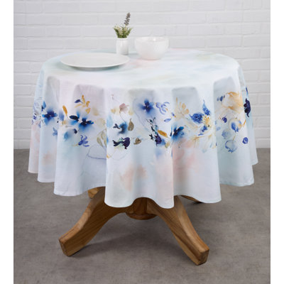 Maison d'Hermine Lazy Summer Days 100% Cotton Tablecloth - 63" Round