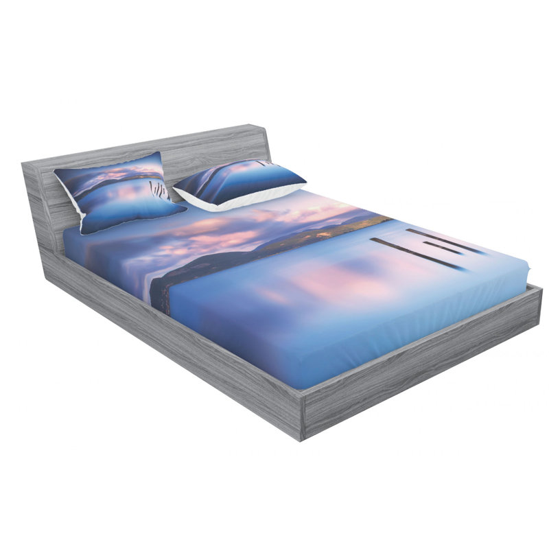 Microfiber Sheet Set, Full Sheet Set with Fitted Sheet