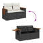 55cm Wide Patio Sofa with Cushions