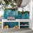 Zahara 6x6 Tropical Teal Porcelain Zellige Square Wall and Floor Tile (5.38 sq ft/case) - 22 Pack-116656803