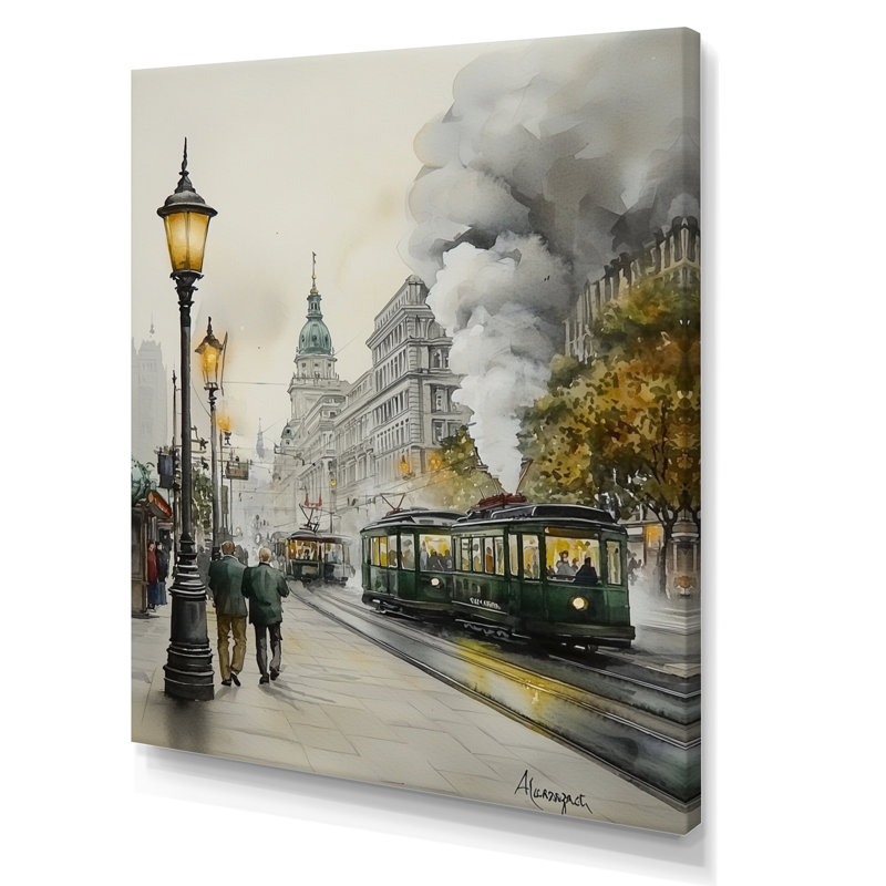 «Vienna's Grand Imperial Architecture I», art mural de Vienne, H 32 po x l 16 po, Toile tendue, Ne s’applique pas