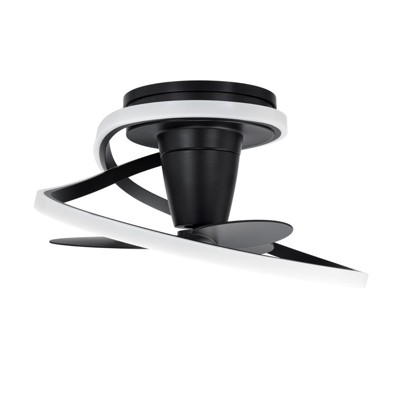 Veloce 3-Blade Smart Fandelier, Black