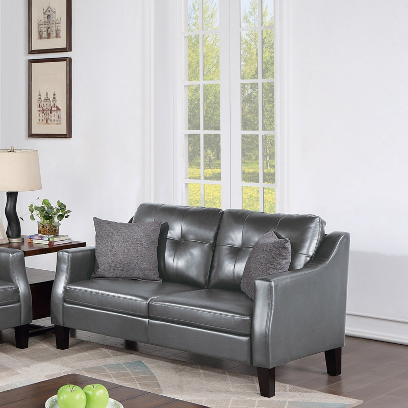 Ensemble de canapé 2 pièces Contemporary Living Furniture, Gris