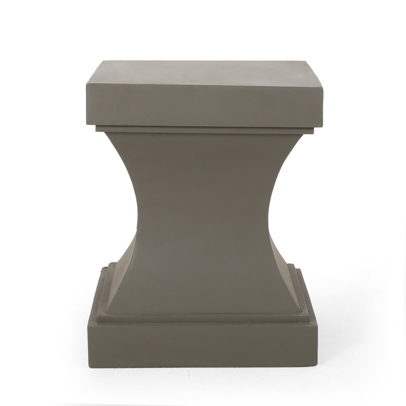 MOONSTONE SIDE TABLE, Light Gray