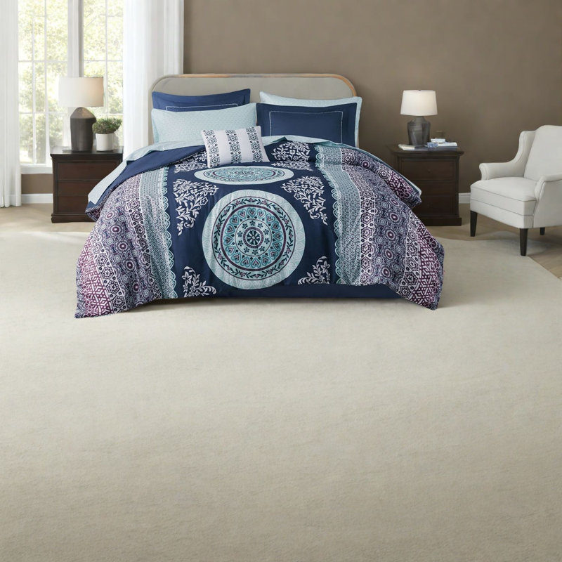Ensembles de literie confortables en polyester, style bohème pour la décoration intérieure