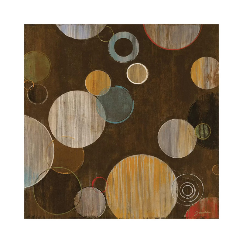 Warm Bubbles by Liz Jardine - Wrapped Canvas Painting, 30.48 cm H x 30.48 cm W