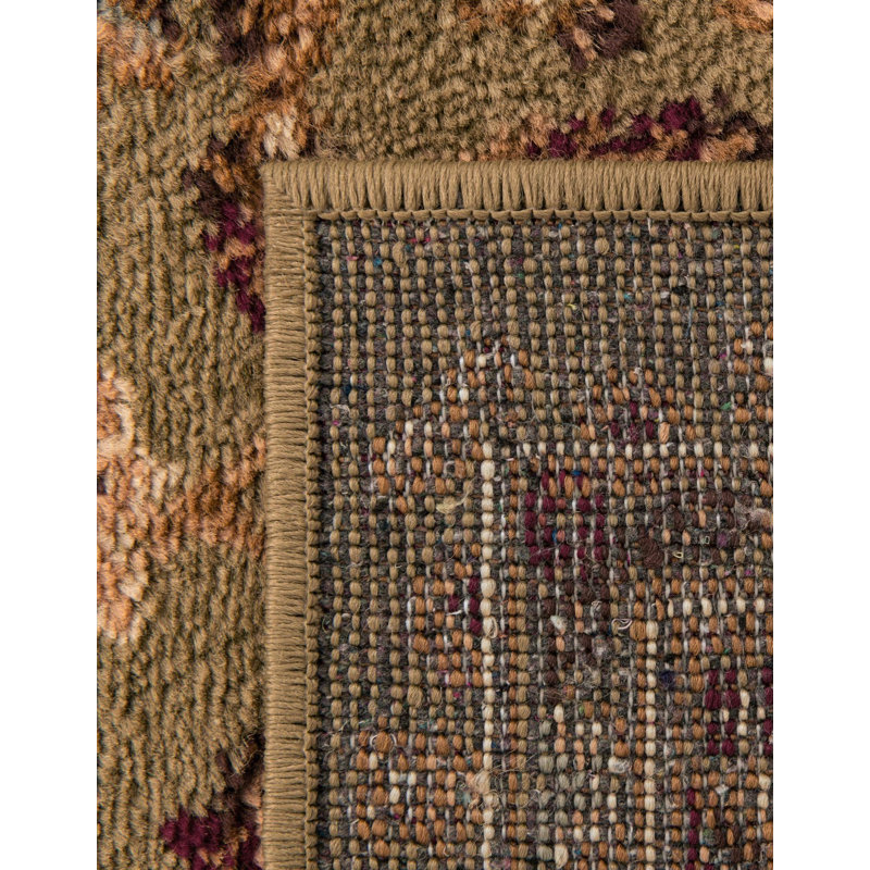 Tapis oriental vert clair Niles, Vert, Rectangle 10 pi x 14 pi 1 po