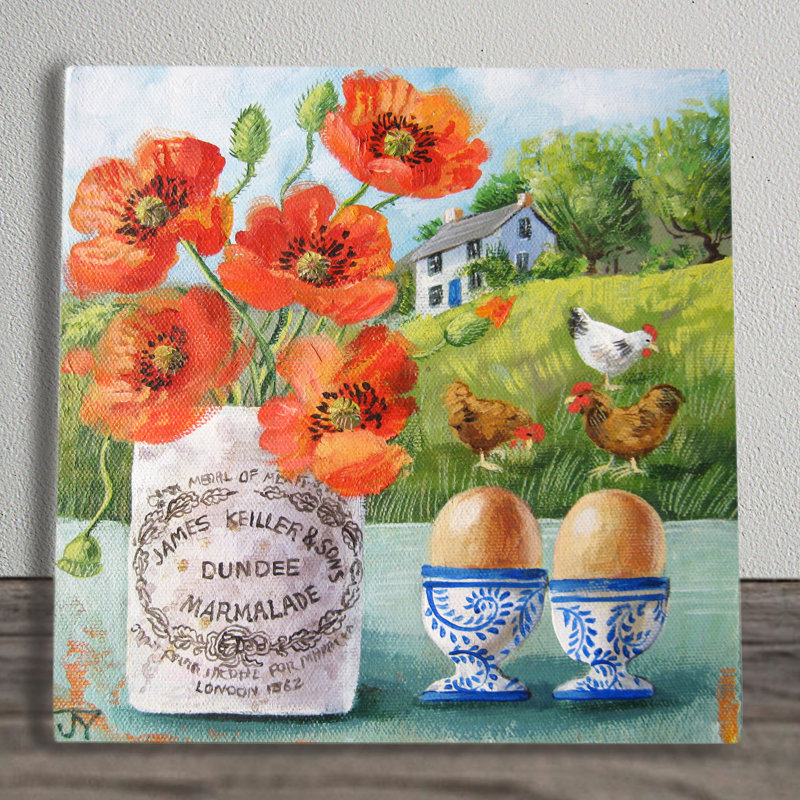 JUDITH YATES Farmhouse Plants & Flowers Wall Decor