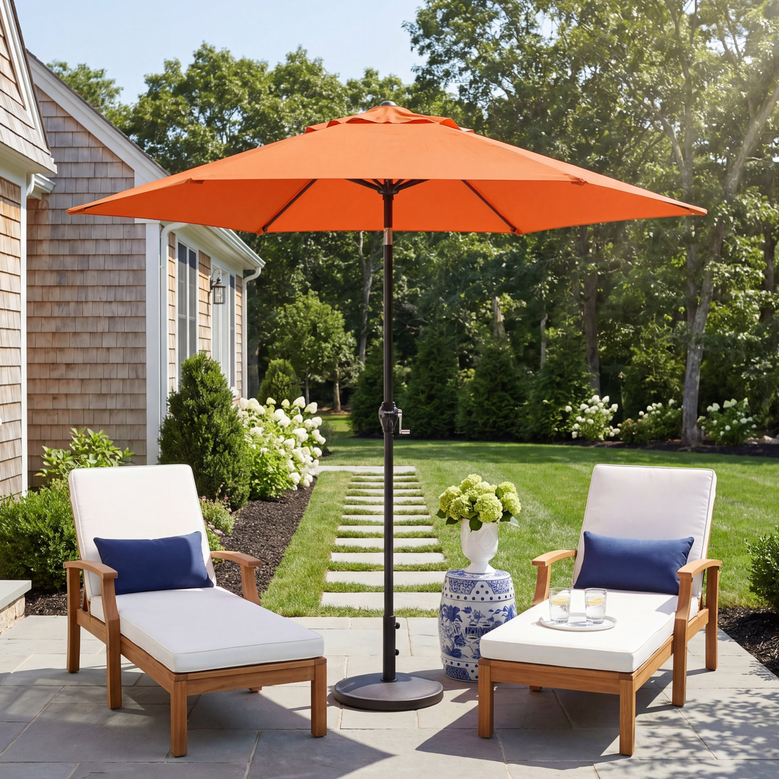 Toscana 9' Umbrella, Tuscan Orange