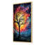 «Blue American Basswood Tree Moonlight 3», art mural arbre-2018500080-2051695549
