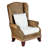 Bali Upholstered Wingback Chair
