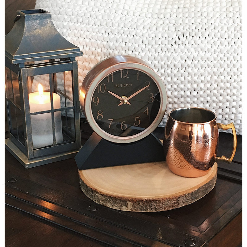 7.25'' H Solid Wood Floor Clock