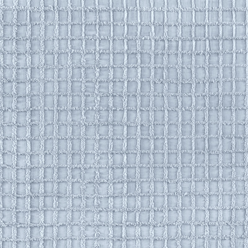 Carter Duvet Cover Set, Queen Duvet Cover + 2 Shams, Powder Blue