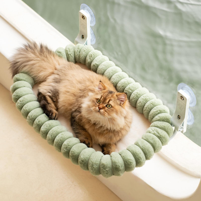 Cotton Hammock Pet Bed, Green