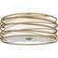 Amberlea 3-Light Light Gold Semi-Flush Mount Light