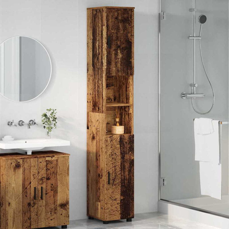 Bathroom Cabinet, Old Wood