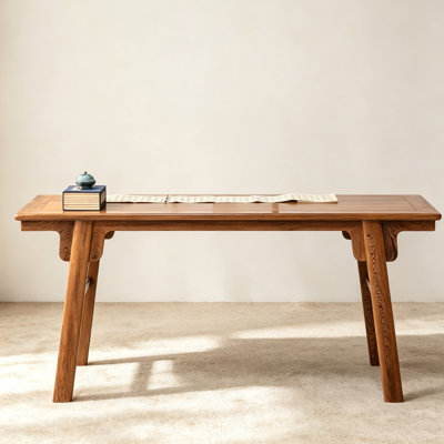 New Chinese-Style Solid Wood Home Office Desk
