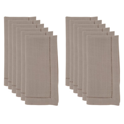 Rowles Hemstitched Border Dinner Napkin