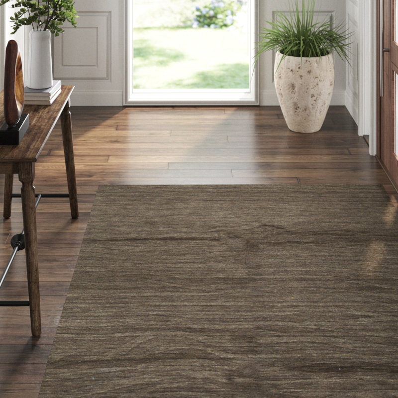 Hand-Knotted High-Quality Brown Area Rug